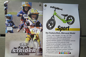 Беговел Strider с лыжами (6 фото из 10)