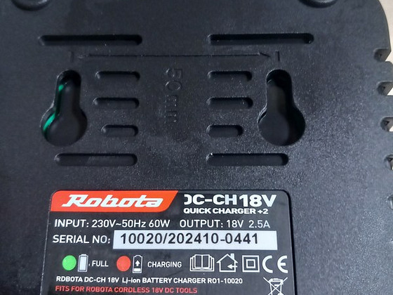 Akulaadija Robota DC-CH18V
