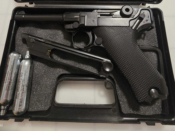 !!AIRSOFT!! käsirelv Luger p08 CO2 Blowback