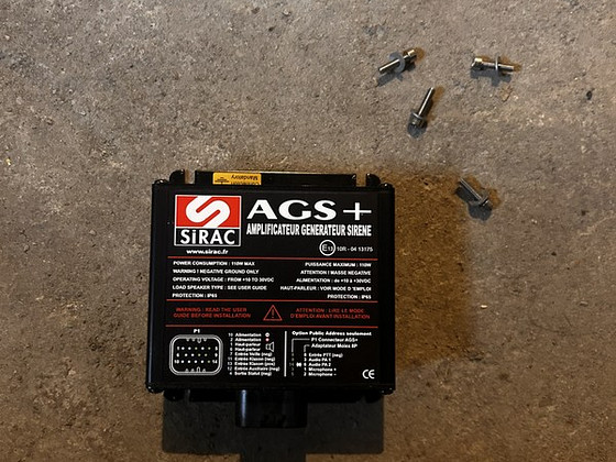 SiRAC AGS+ 110W võimendi/sireenigeneraator