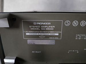 Pioneer SA-9500 mk1 (5 фото из 5)