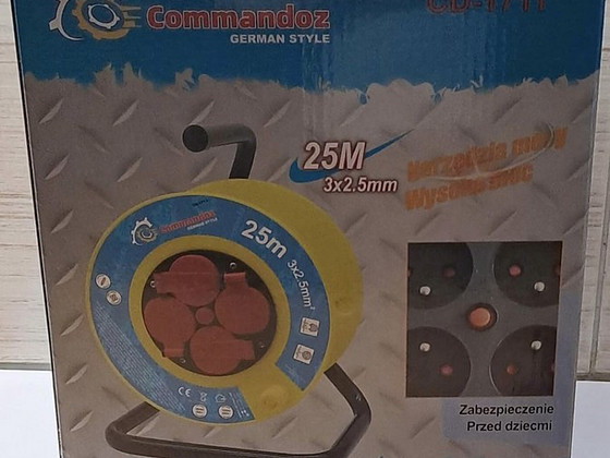Кабельная катушка 25м 3x2,5мм