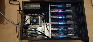 60x Gigabyte 3060 TI или 10x 4U стойка с ними (1 фото из 2)