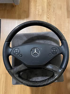 Mercedes-Benz w221 2010-2013 рестайлинг деревянный руль (1 фото из 2)