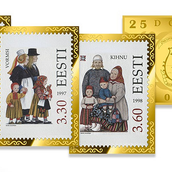 Eesti saarte rahvarõivad postmarkid