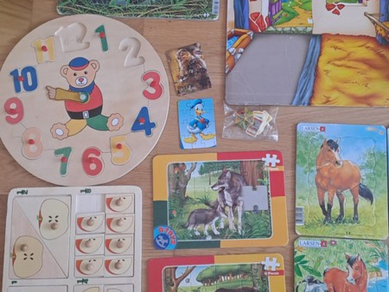 Erinevad puzzled väikelastele