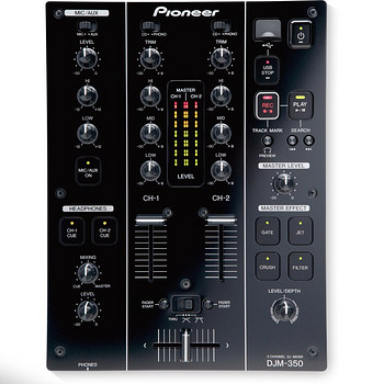 Dj mängijad CDJ350 ja mixer DJM-350