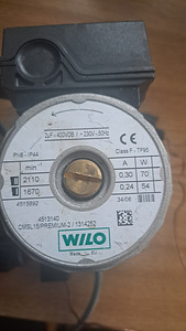 Tsirkulatsioonipump Wilo (1 foto / 1)