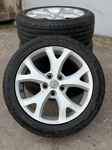 17" оригинальные диски Mazda 5x114,3 + летние шины 205/50/17 (1 фото из 8)