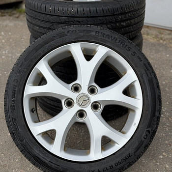 17" оригинальные диски Mazda 5x114,3 + летние шины 205/50/17
