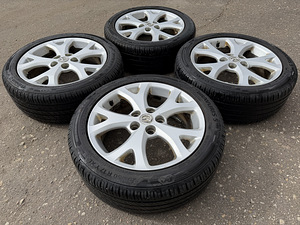 17" оригинальные диски Mazda 5x114,3 + летние шины 205/50/17 (3 фото из 8)