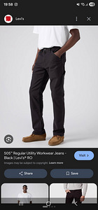 Levi's® Workwear WORKWEAR 505 ® UTILITY - Tisleri teksad (2 foto / 4)