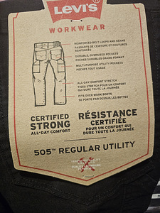 Levi's® Workwear WORKWEAR 505 ® UTILITY - Tisleri teksad (4 foto / 4)