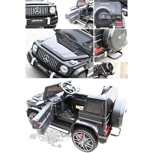 Детский электромобиль MB G63, выбор цвета, 4x45W, кожаное си (3 фото из 7)