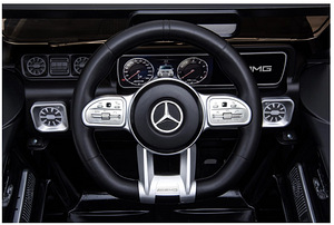 Детский электромобиль MB G63, выбор цвета, 4x45W, кожаное си (5 фото из 7)