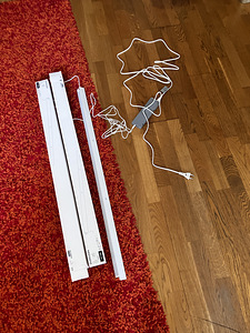 Sensoriga LED-valgusriba kappi, hämardatav valge, 96cm (1 foto / 3)
