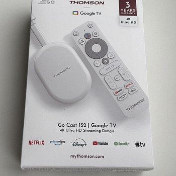 Thomson Google TV Go Cast 152 4K , White