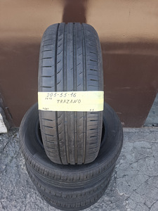 Rehvid 205-55-16. 4 tk. 6.5 mm. (1 foto / 1)