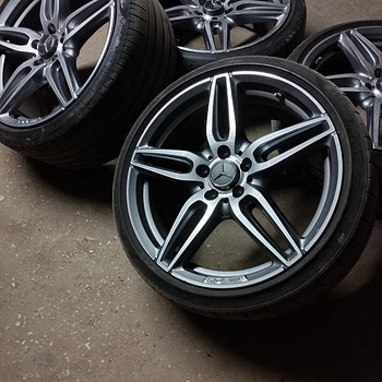 Диски 5x112 r19 AMG MB + rehvid Pirelli