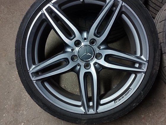 Диски 5x112 r19 AMG MB + rehvid Pirelli