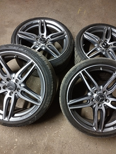 Диски 5x112 r19 AMG MB + rehvid Pirelli (2 фото из 7)