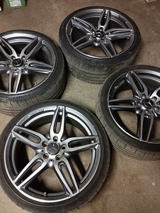 Диски 5x112 r19 AMG MB + rehvid Pirelli (3 фото из 7)