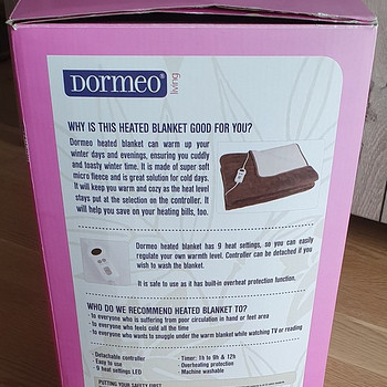 Электрическое одеяло Dormeo