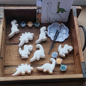 Laste loovuskomplektid! 3D värvimine! Dinosaurus. (1 foto / 9)