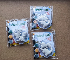 Laste loovuskomplektid! 3D värvimine! Dinosaurus. (5 foto / 9)