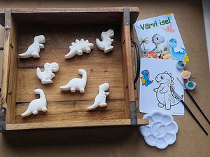 Laste loovuskomplektid! 3D värvimine! Dinosaurus. (3 foto / 9)