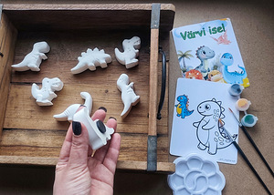 Laste loovuskomplektid! 3D värvimine! Dinosaurus. (8 foto / 9)