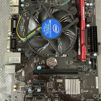 Материнская плата + процессор i3-4170 + ОЗУ DDR3 8 ГБ