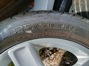 17 tolli valuveljed koor rehvidega 225/50/17 (2 foto / 2)