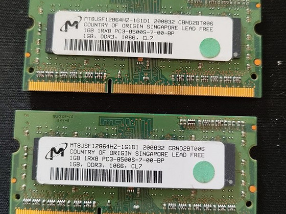 Ddr3 1gb+1gb