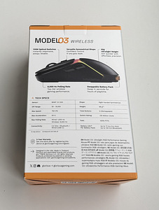 Glorious Model O3 Wireless Gaming Mouse , Black (2 фото из 5)