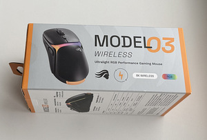 Glorious Model O3 Wireless Gaming Mouse , Black (4 фото из 5)