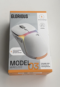 Glorious Model O3 Wireless Gaming Mouse , White (1 фото из 5)