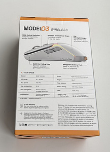 Glorious Model O3 Wireless Gaming Mouse , White (2 фото из 5)