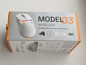 Glorious Model O3 Wireless Gaming Mouse , White (4 фото из 5)
