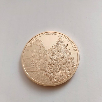Jõulukuusele pühendatud kullatud mälestusmedal