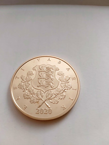 Jõulukuusele pühendatud kullatud mälestusmedal (2 foto / 3)