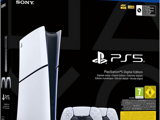 Playstation 5 Slim Digital 1TB + Новый контроллер Dualsense