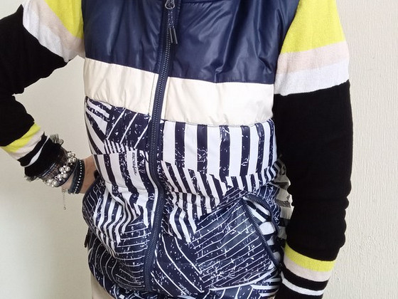 Naiste tepitud kapuutsiga vest Stayer (Marine Collection), r.