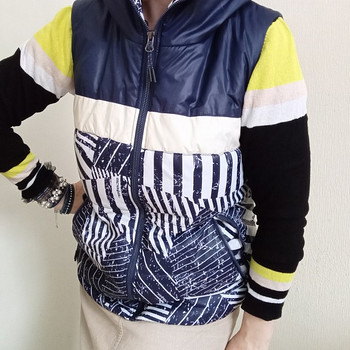Naiste tepitud kapuutsiga vest Stayer (Marine Collection), r.