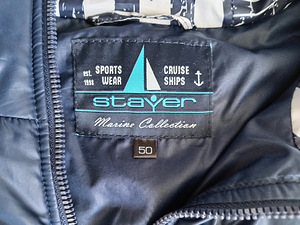 Naiste tepitud kapuutsiga vest Stayer (Marine Collection), r. (2 foto / 10)
