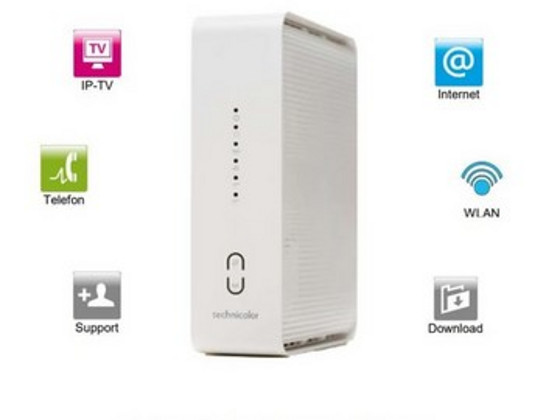 Modem-ruuter technicolor CGA2121