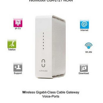 Modem-ruuter technicolor CGA2121