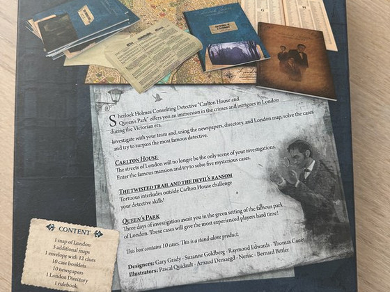 Sherlock Holmes Consulting Detective lauamäng