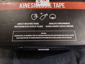 Kinesioloogi teip pikkus 5M, laius 5 cm. 1 rull, musta värvi (6 foto / 6)