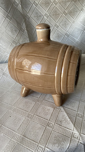 Винтажная керамическая бочка "Пермский сувенир" (1 фото из 7)